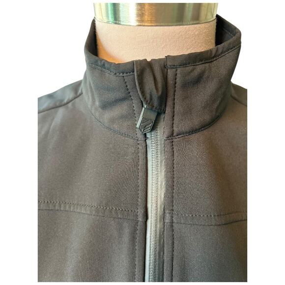 NWOT RANK 45 Outdoor Athletic Soft Shell All Black Full Zip Vest Women’s XS - Picture 3 of 13